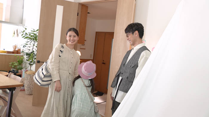 「ハミング消臭実感」新TVCM メイキング写真