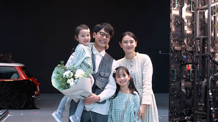 「ハミング消臭実感」新TVCM メイキング写真