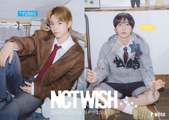 WEGO 2026 SPRINGのビジュアルモデル「NCT WISH」のビジュアル