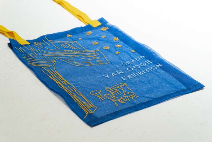 ブリジットタナカコラボ・オーガンジー刺繍バッグ