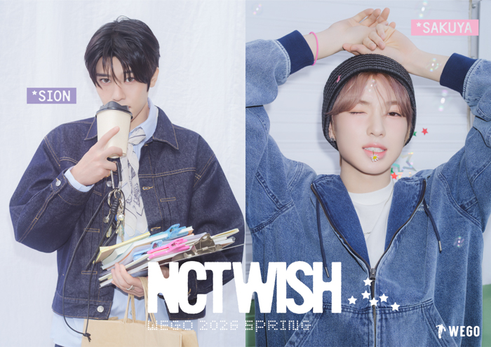 WEGO 2026 SPRINGのビジュアルモデル「NCT WISH」のビジュアル