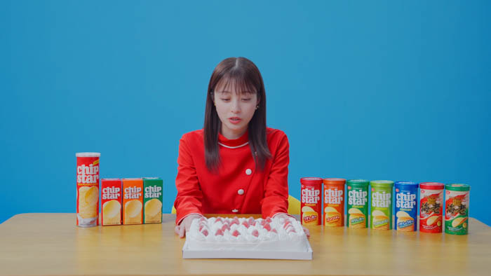 チップスター新TVCM メイキング画像