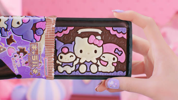 LE SSERAFIM サンリオキャラクターズ キャラパキ チョコレート 新CM