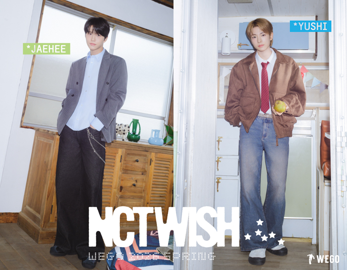 WEGO 2026 SPRINGのビジュアルモデル「NCT WISH」のビジュアル