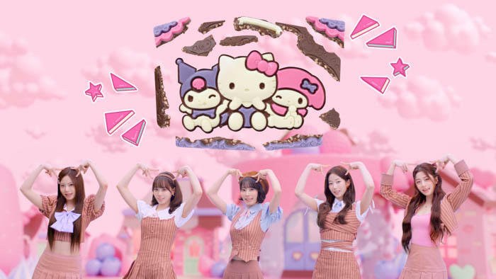 LE SSERAFIM サンリオキャラクターズ キャラパキ チョコレート 新CM