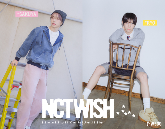 WEGO 2026 SPRINGのビジュアルモデル「NCT WISH」のビジュアル