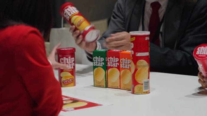 チップスター新TVCM メイキング画像