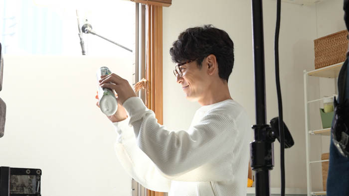 「ハミング消臭実感」新TVCM メイキング写真