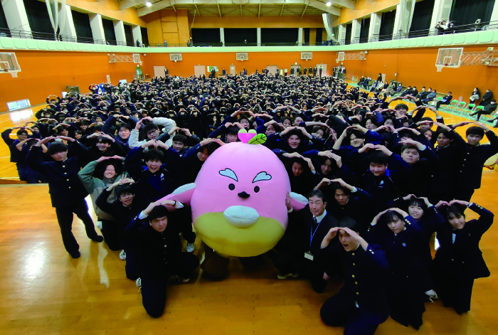 福島成蹊高等学校集合写真