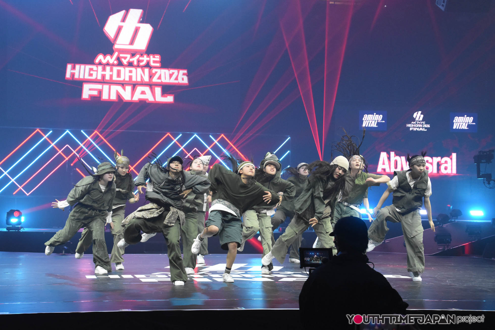 奈良市立一条高等学校「Abyssral」のハイダンファイナル2026でのパフォーマンス中の写真