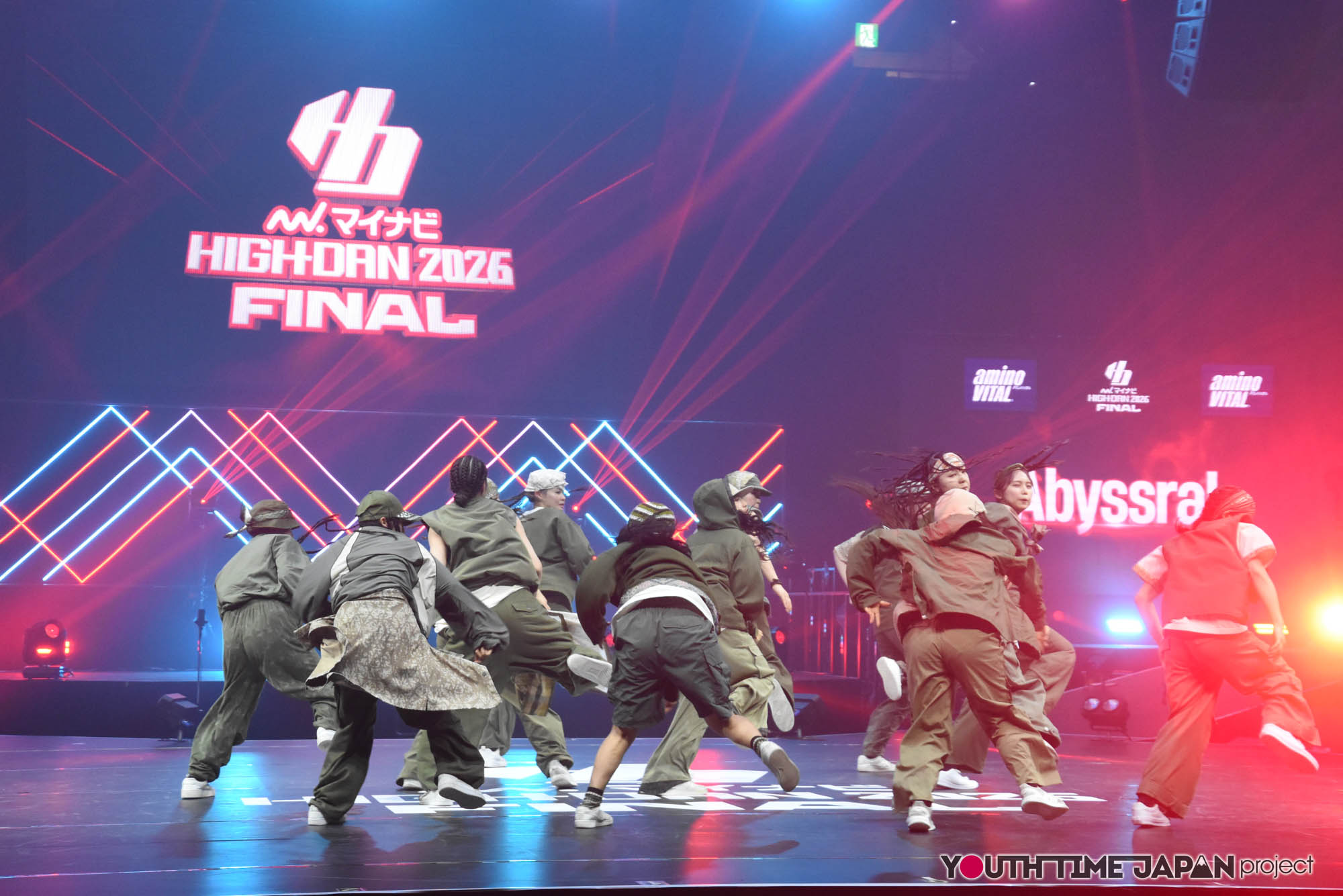 奈良市立一条高等学校「Abyssral」のハイダンファイナル2026でのパフォーマンス中の写真