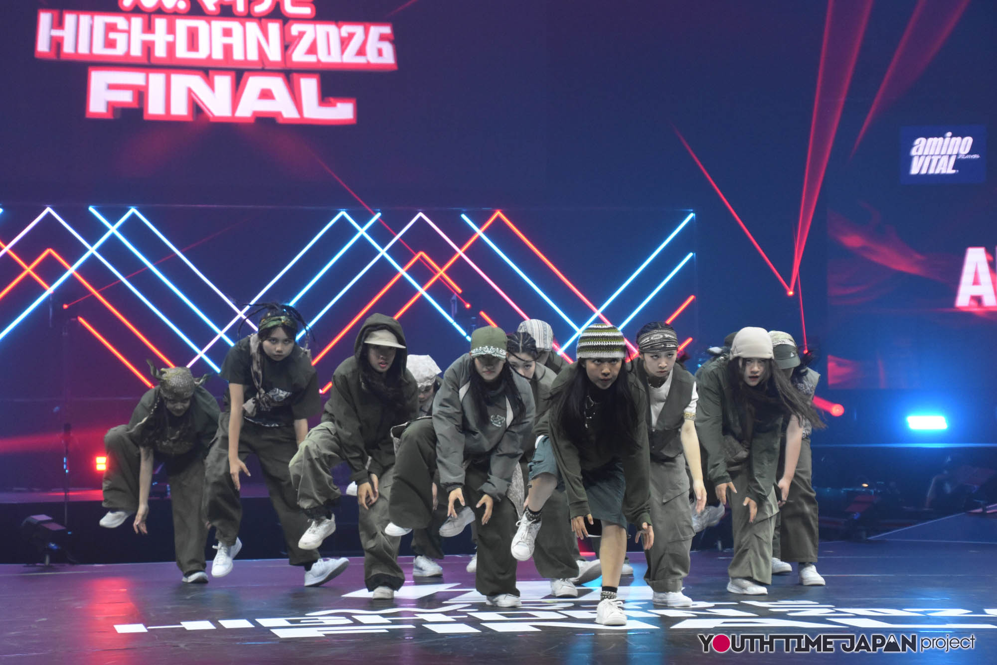 奈良市立一条高等学校「Abyssral」のハイダンファイナル2026でのパフォーマンス中の写真