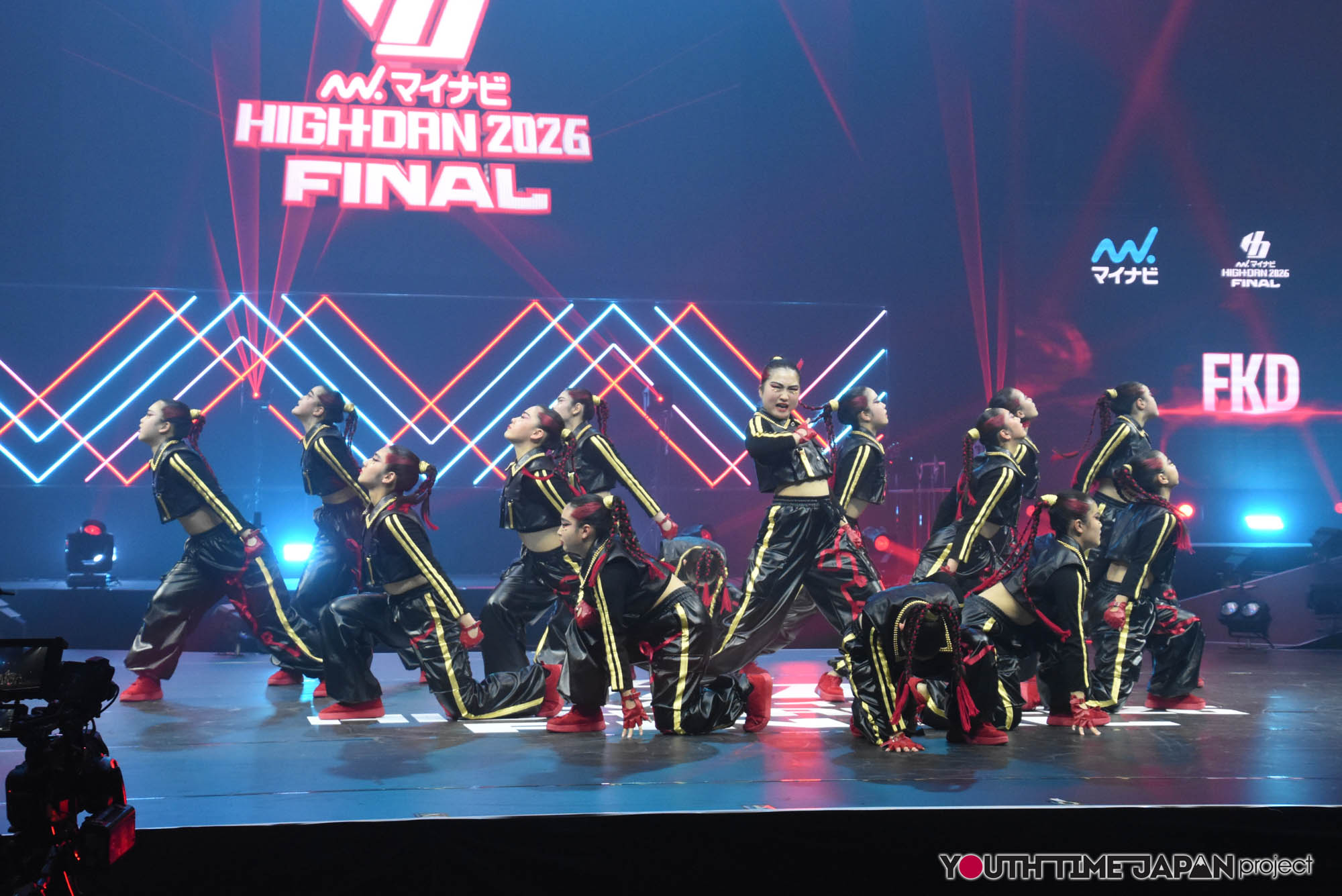 福岡県立福岡講倫館高等学校「FKD」のハイダンファイナル2026でのパフォーマンス中の写真