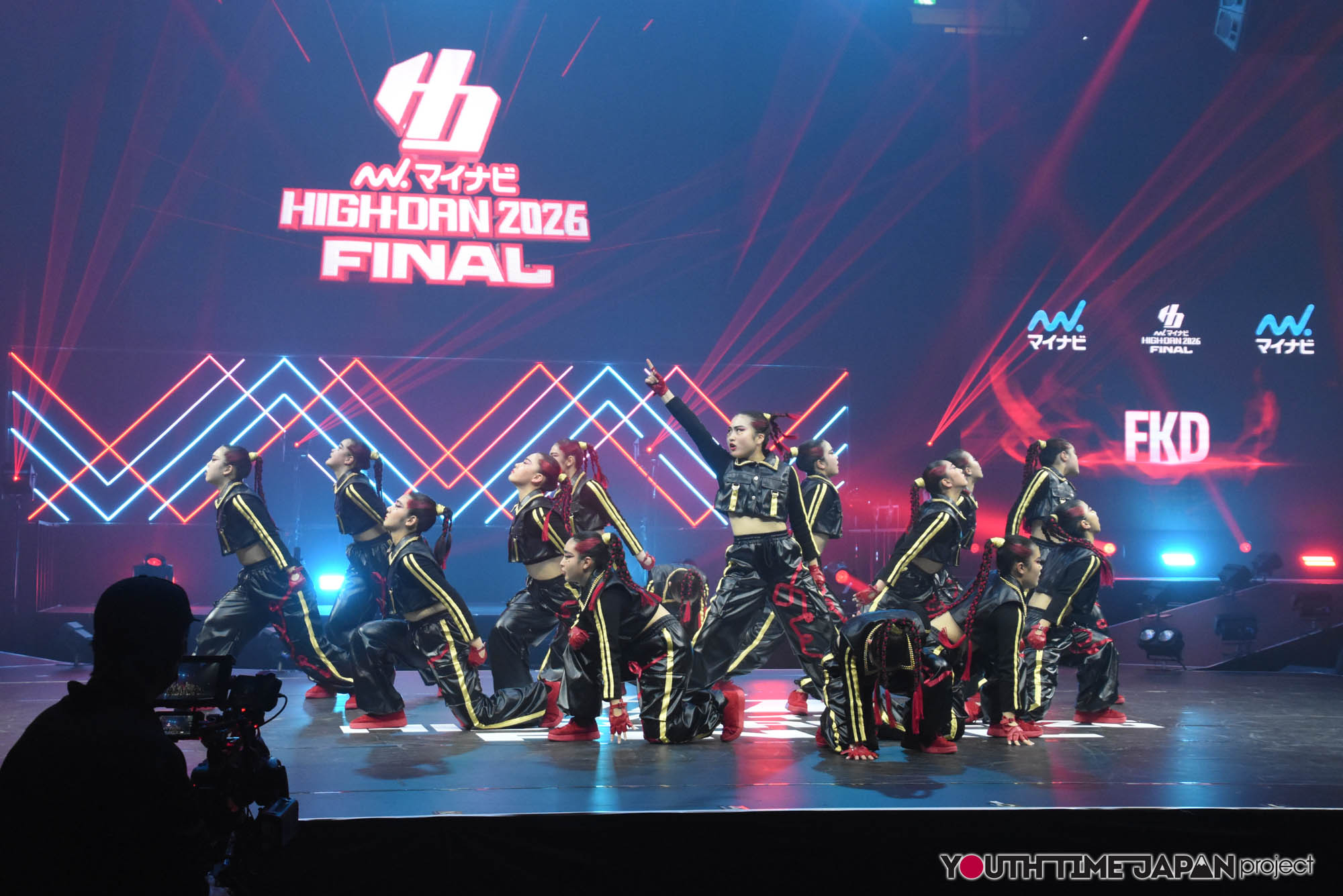 福岡県立福岡講倫館高等学校「FKD」のハイダンファイナル2026でのパフォーマンス中の写真