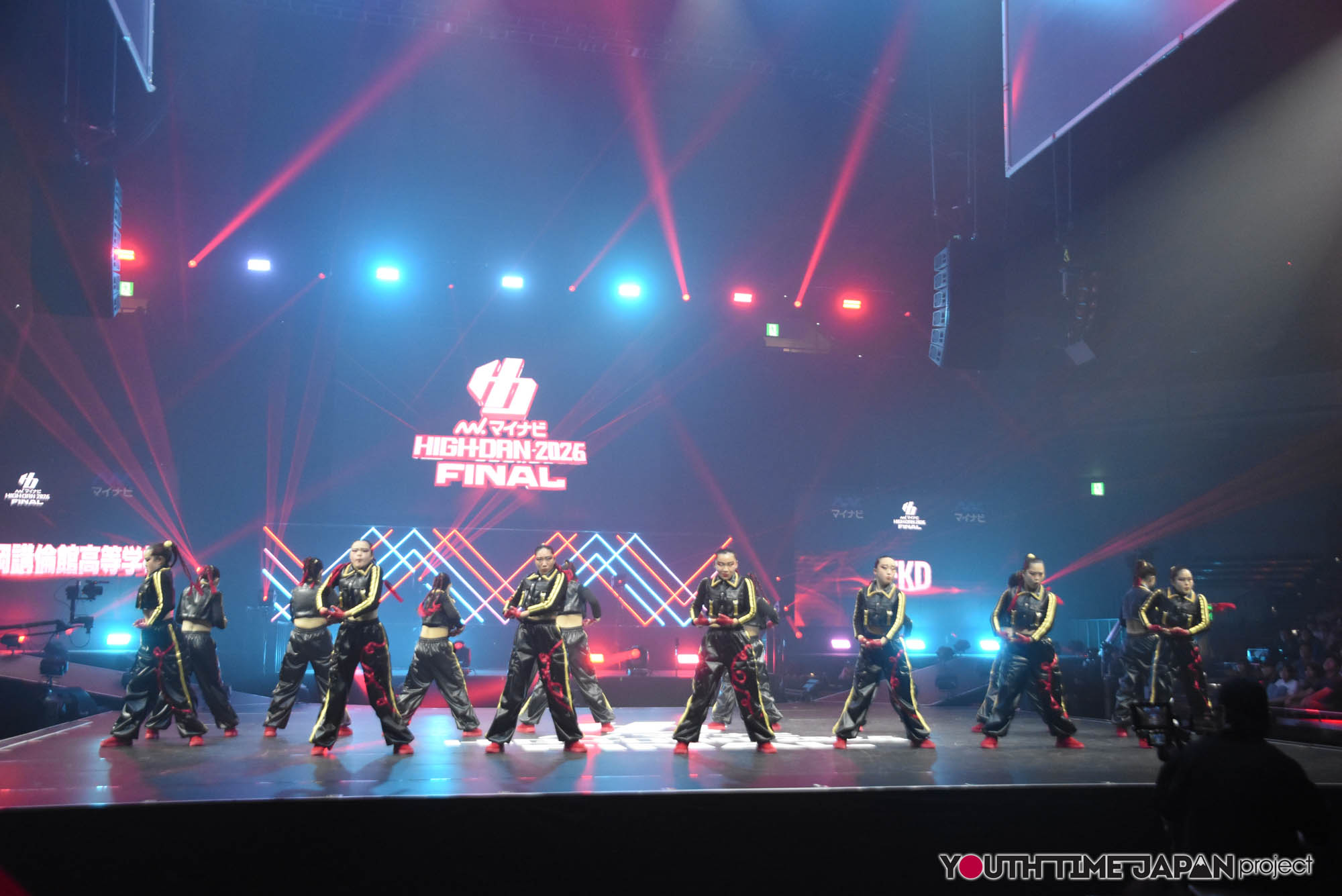 福岡県立福岡講倫館高等学校「FKD」のハイダンファイナル2026でのパフォーマンス中の写真