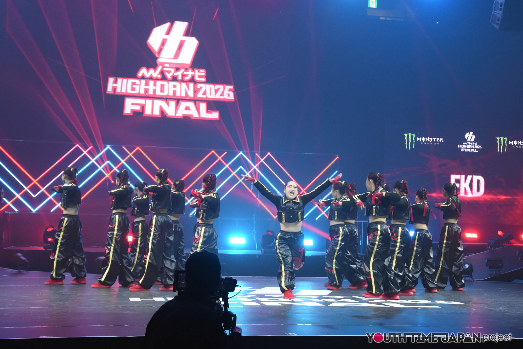 福岡県立福岡講倫館高等学校「FKD」のハイダンファイナル2026でのパフォーマンス中の写真