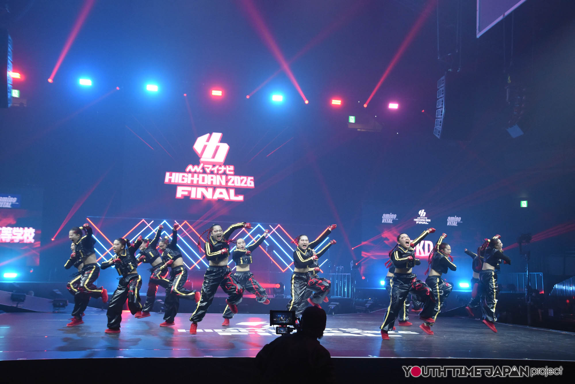 福岡県立福岡講倫館高等学校「FKD」のハイダンファイナル2026でのパフォーマンス中の写真