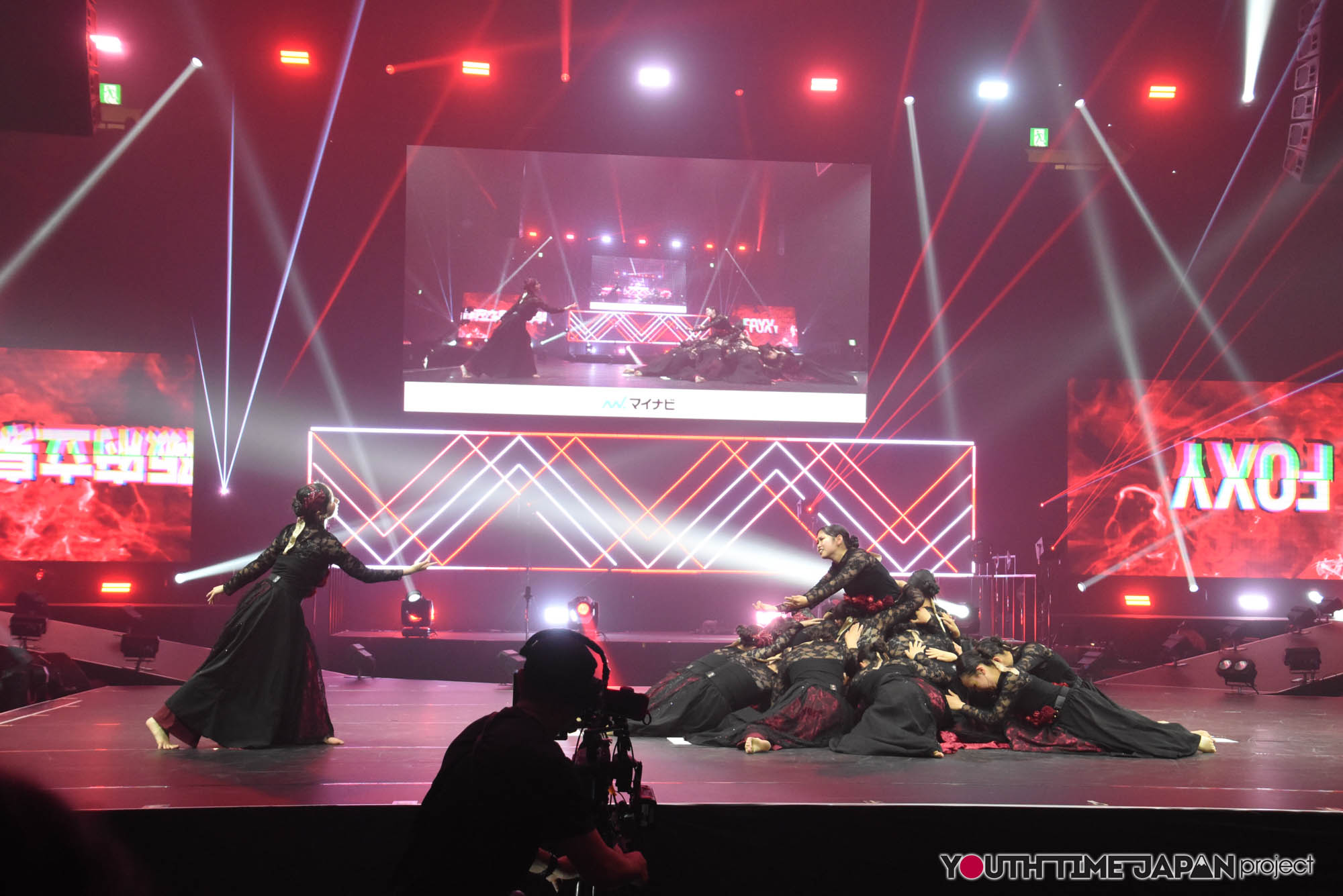 大阪府立泉北高等学校「FOXY」のハイダンファイナル2026でのパフォーマンス中の写真