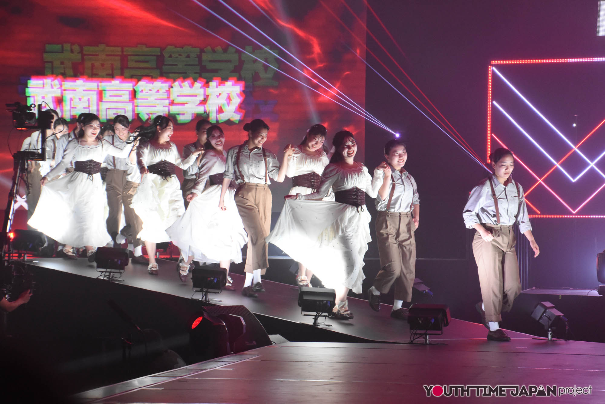 武南高等学校「Lunaris Lea」のハイダンファイナル2026でのパフォーマンス中の写真