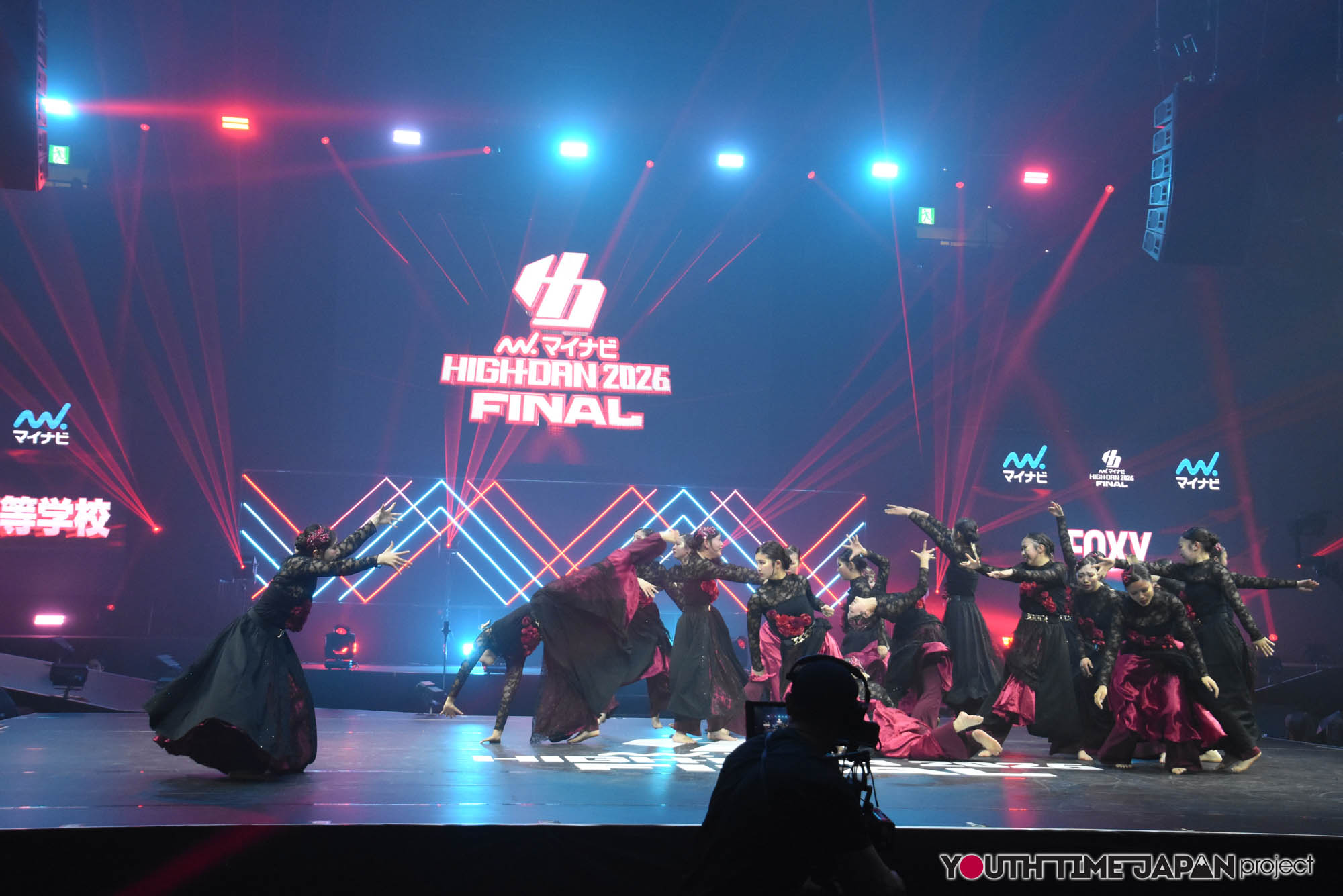大阪府立泉北高等学校「FOXY」のハイダンファイナル2026でのパフォーマンス中の写真