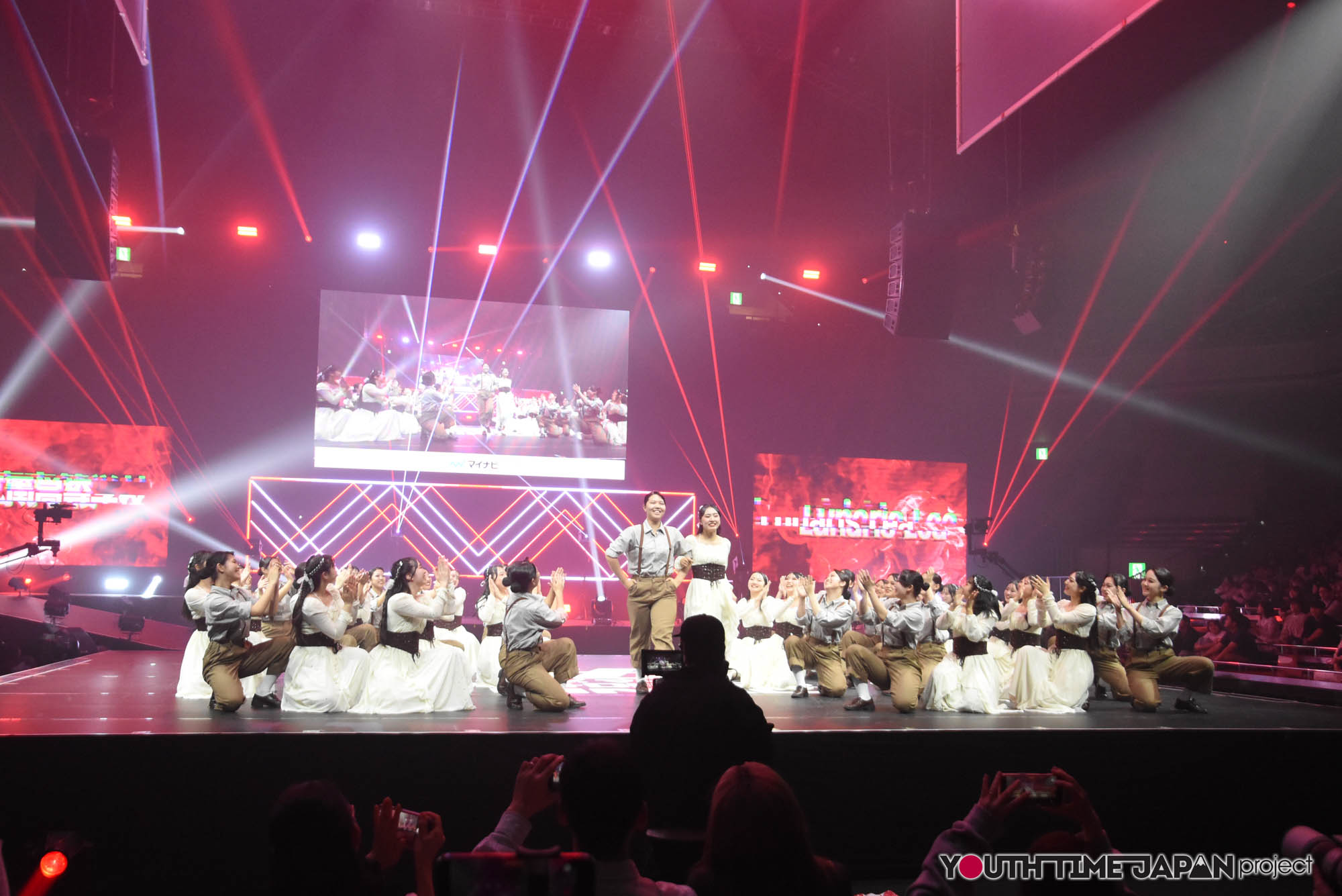 武南高等学校「Lunaris Lea」のハイダンファイナル2026でのパフォーマンス中の写真