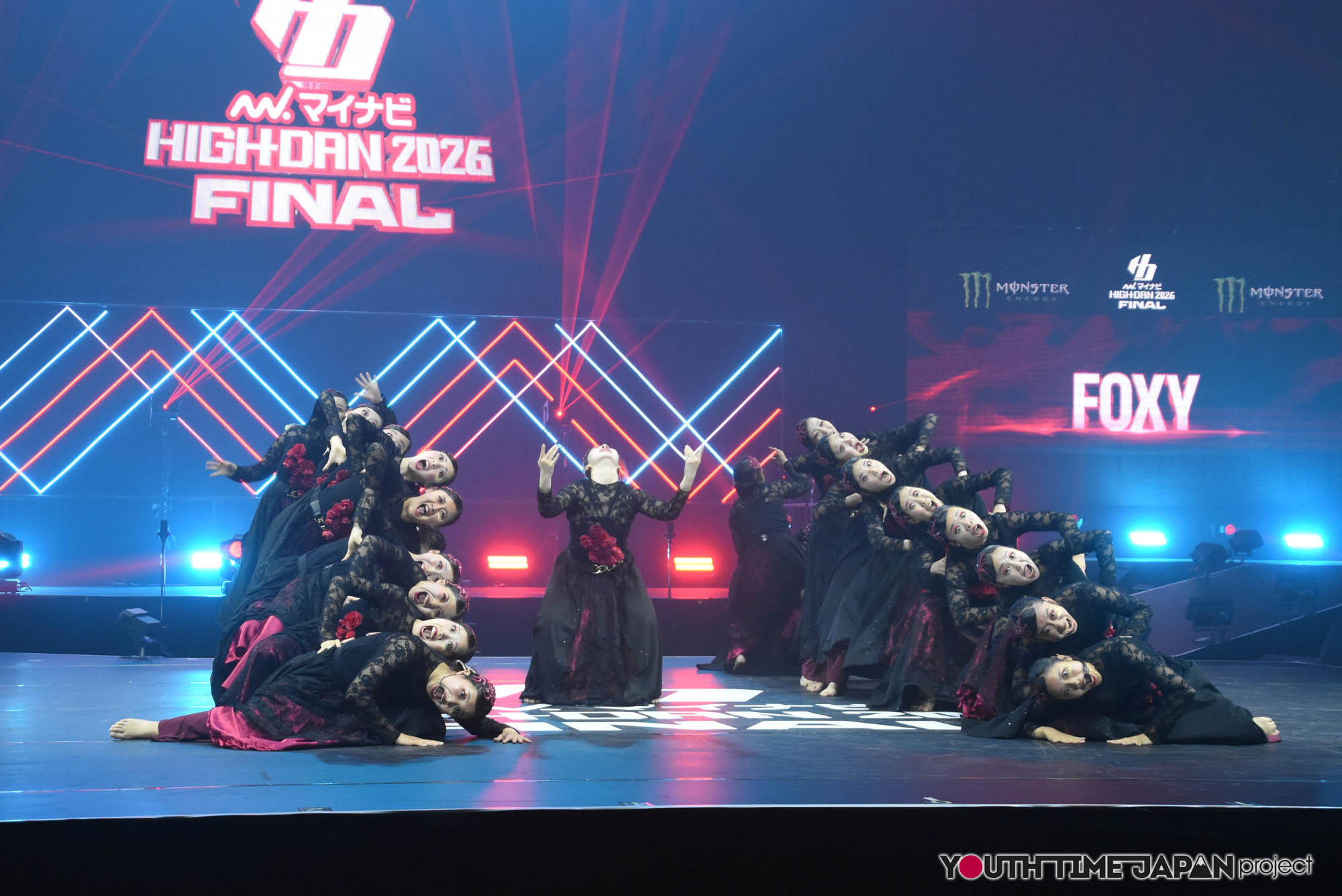 大阪府立泉北高等学校「FOXY」のハイダンファイナル2026でのパフォーマンス中の写真