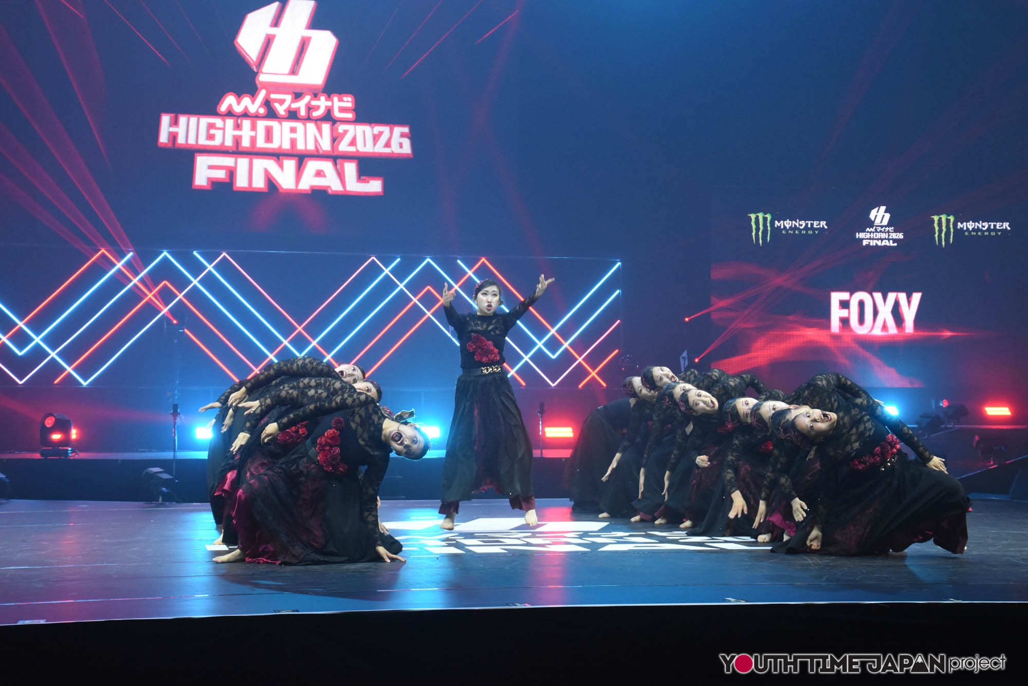 大阪府立泉北高等学校「FOXY」のハイダンファイナル2026でのパフォーマンス中の写真