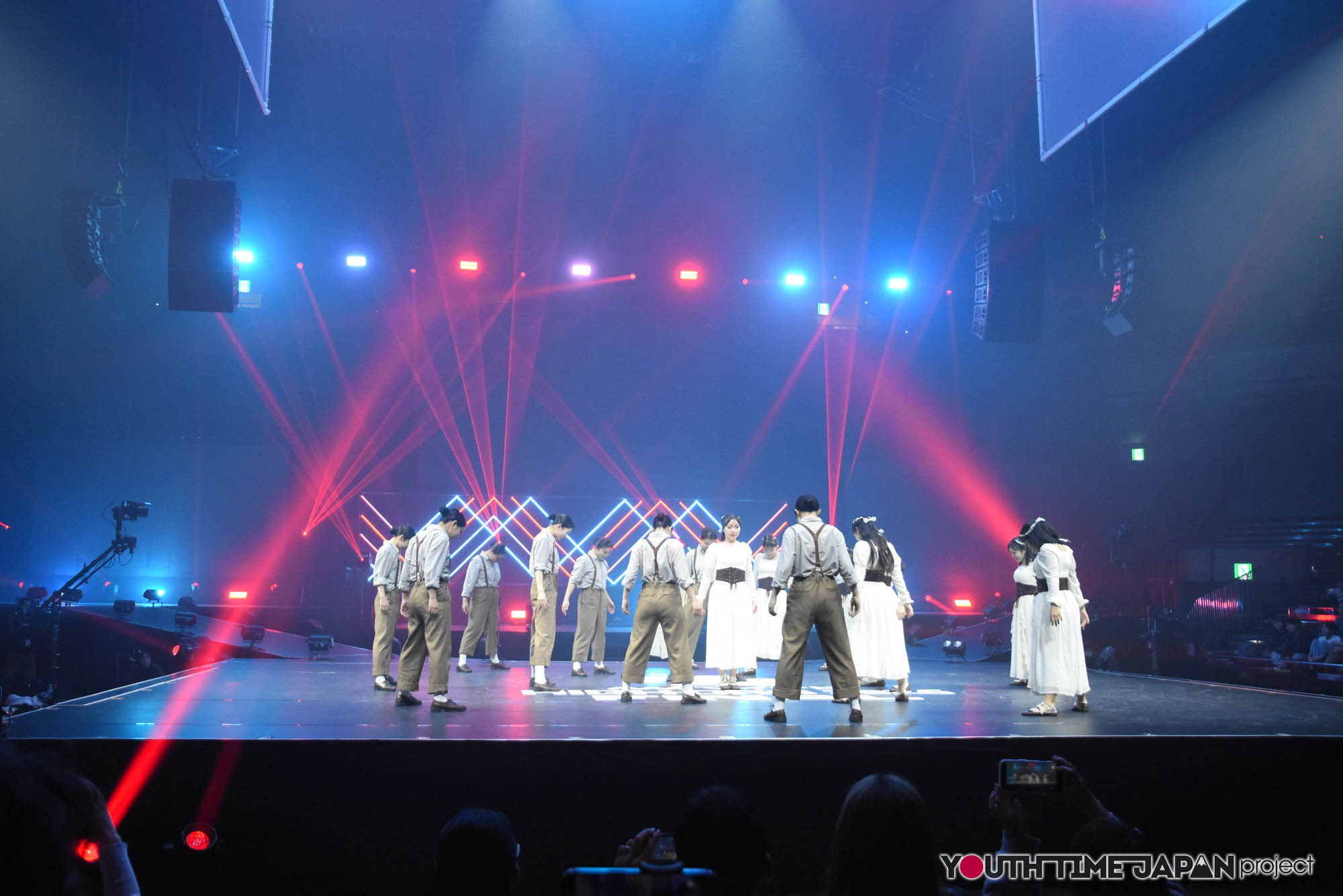 武南高等学校「Lunaris Lea」のハイダンファイナル2026でのパフォーマンス中の写真