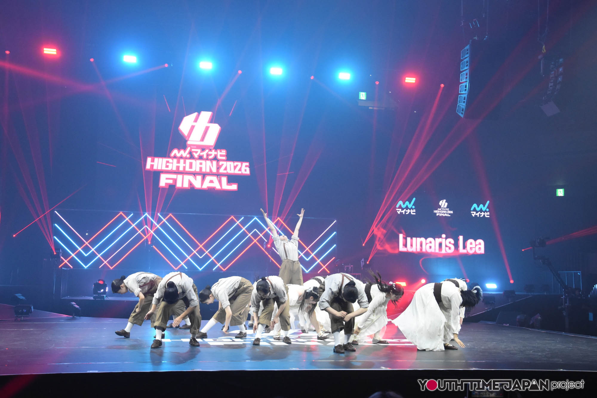 武南高等学校「Lunaris Lea」のハイダンファイナル2026でのパフォーマンス中の写真