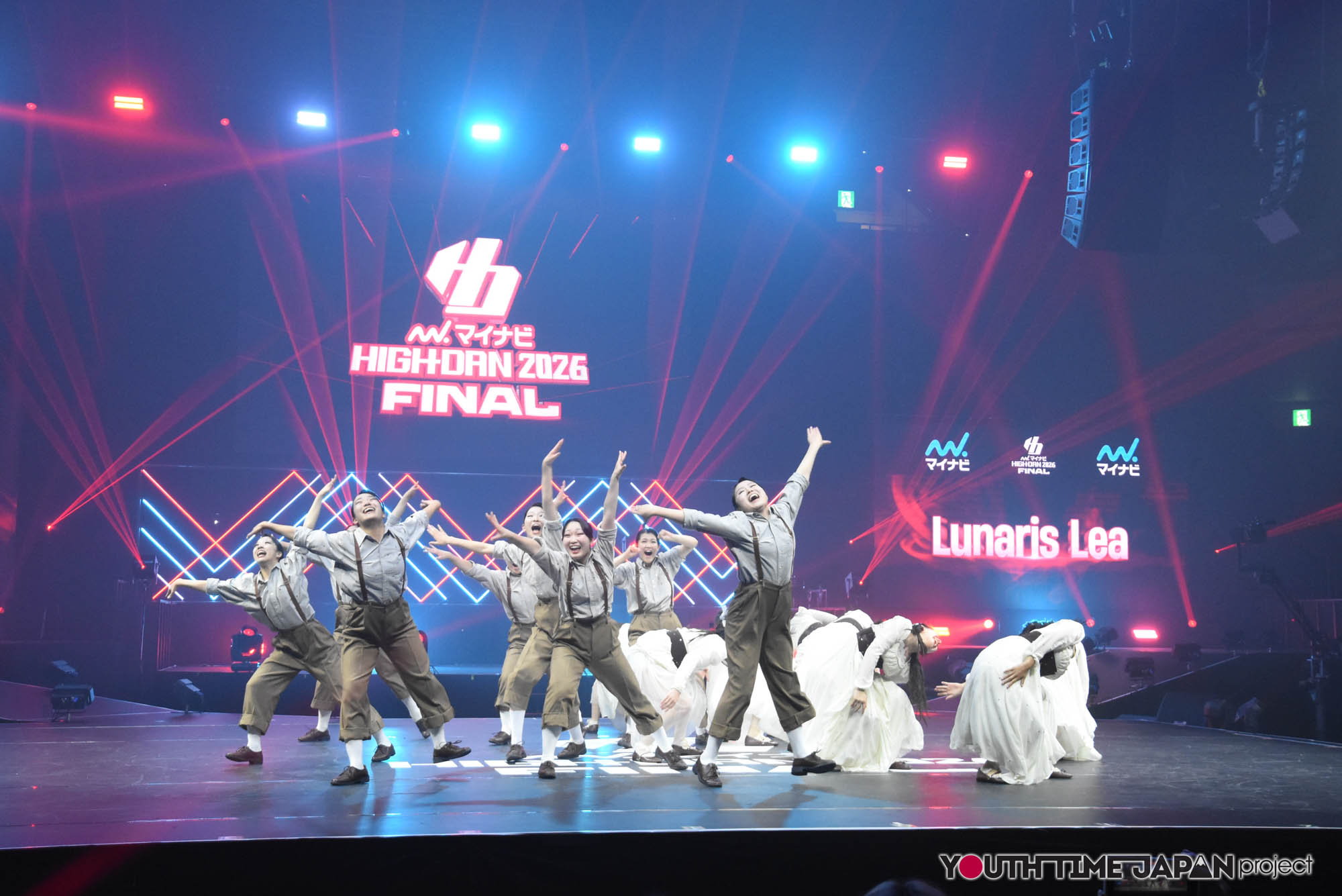 武南高等学校「Lunaris Lea」のハイダンファイナル2026でのパフォーマンス中の写真