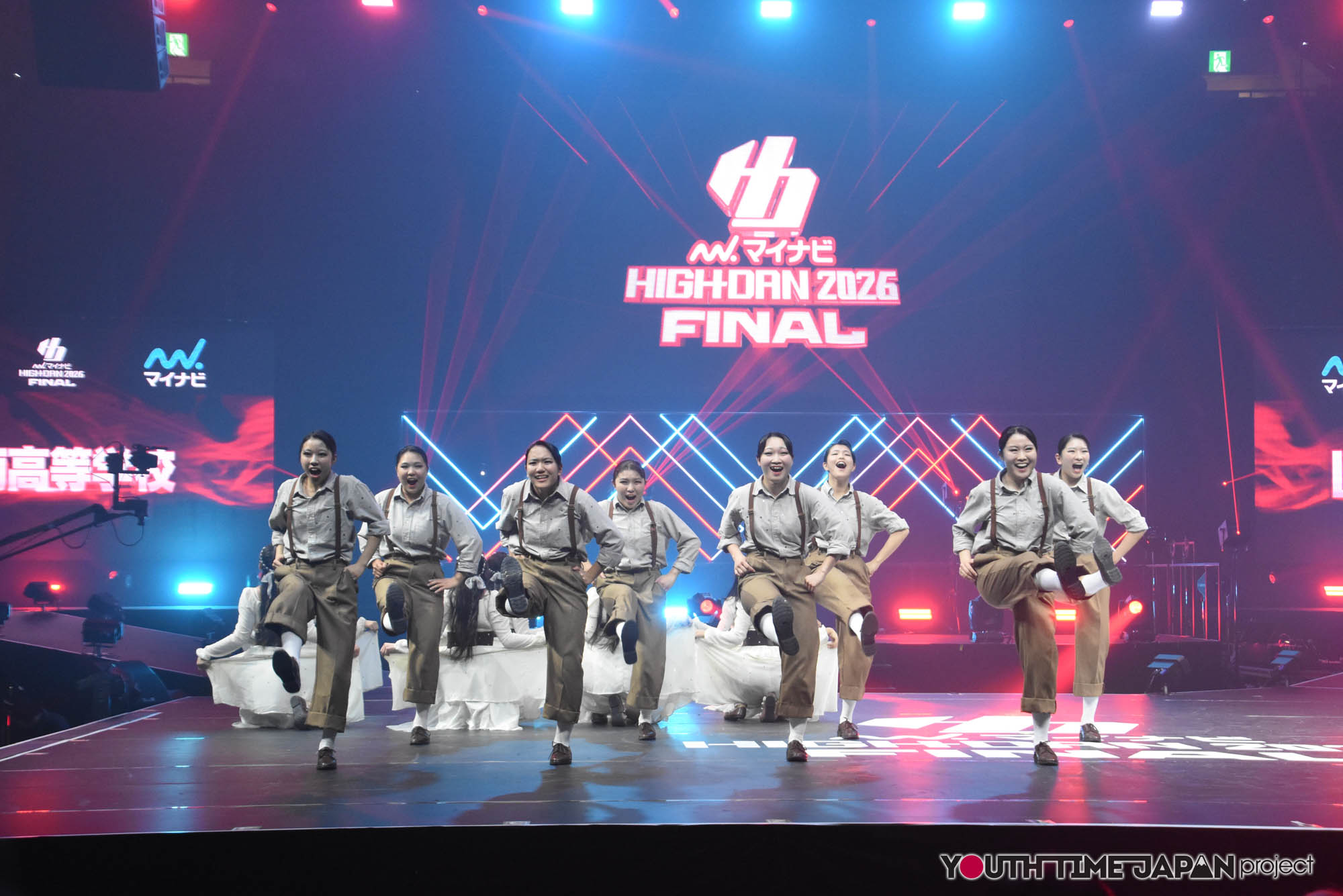 武南高等学校「Lunaris Lea」のハイダンファイナル2026でのパフォーマンス中の写真