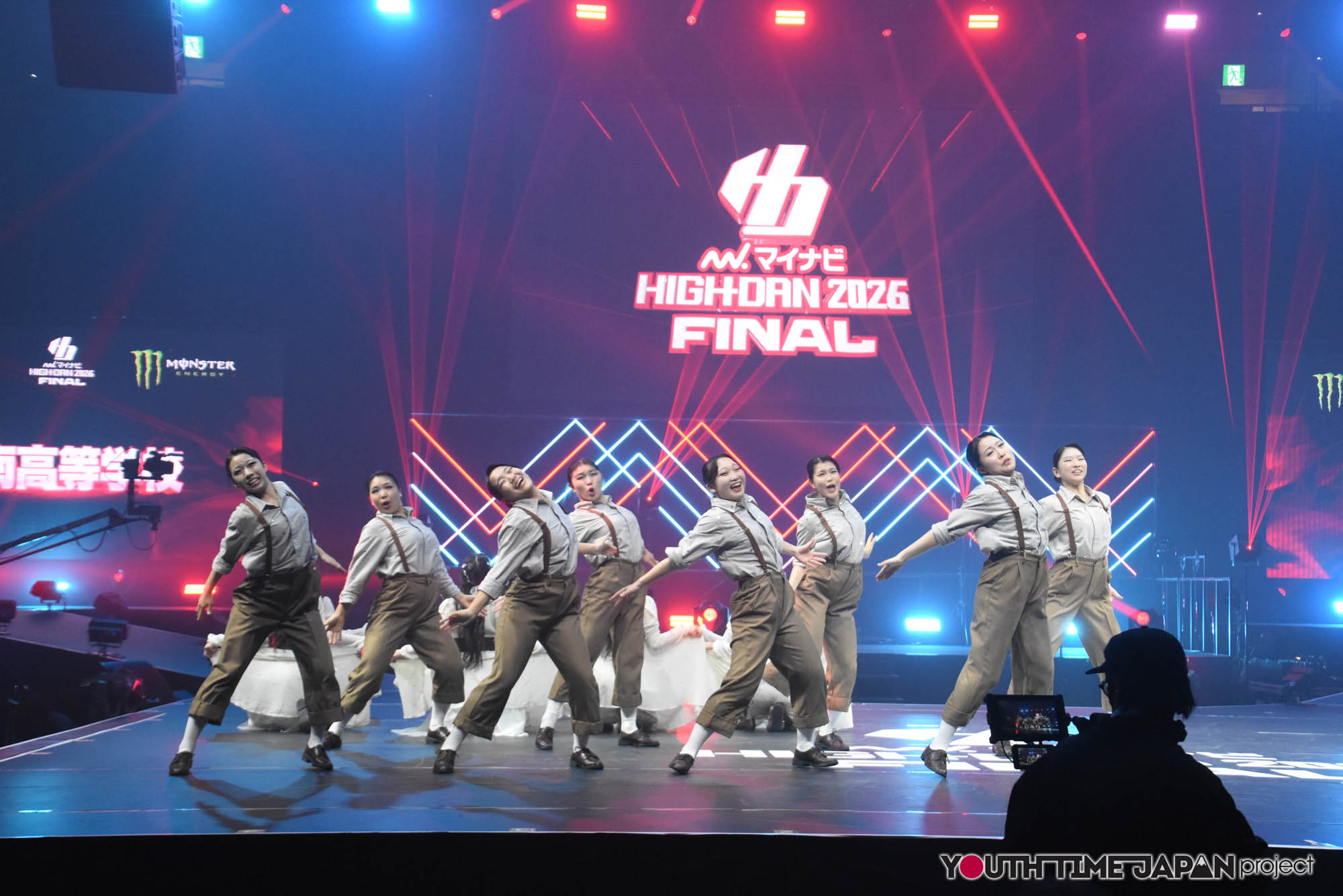 武南高等学校「Lunaris Lea」のハイダンファイナル2026でのパフォーマンス中の写真