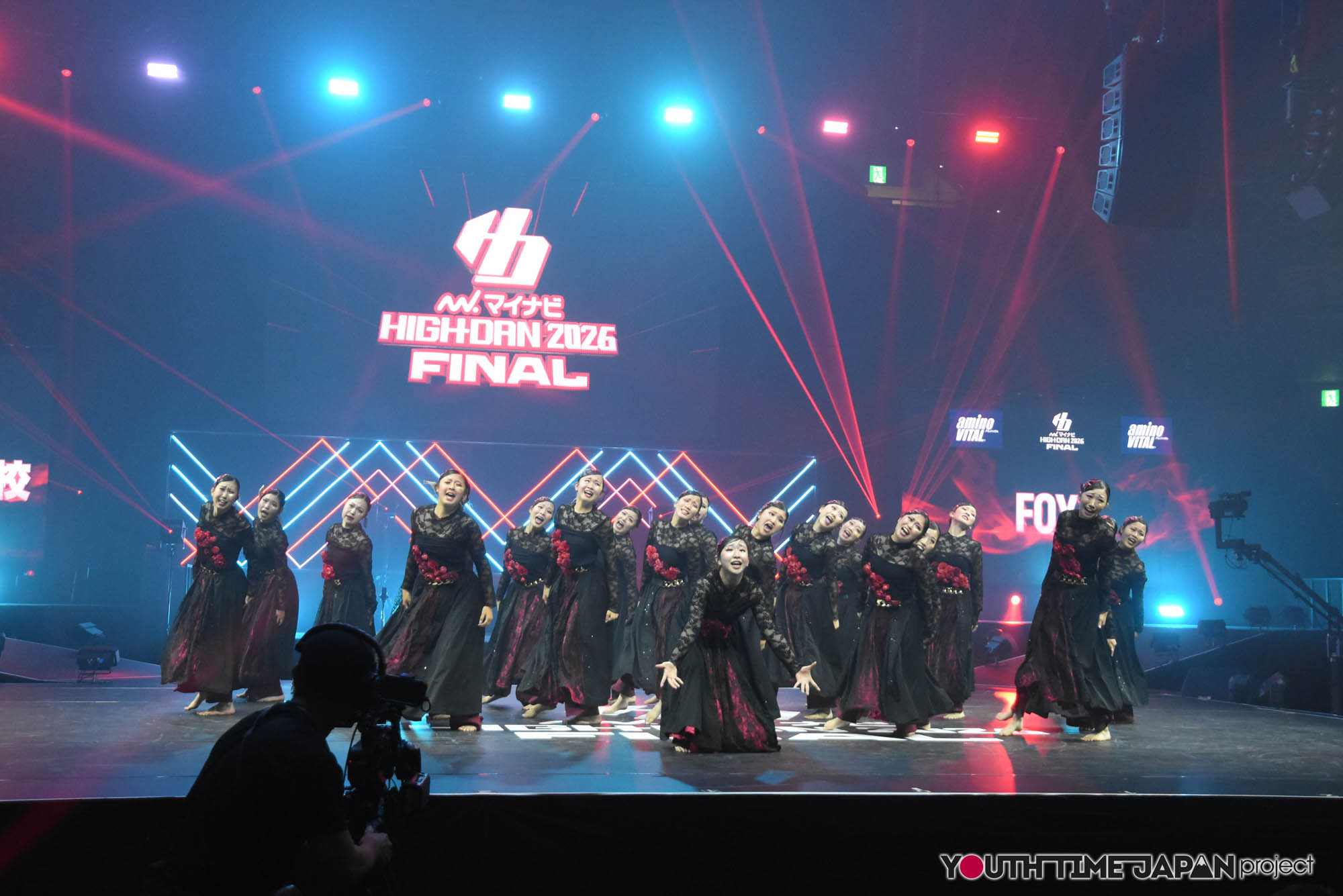 大阪府立泉北高等学校「FOXY」のハイダンファイナル2026でのパフォーマンス中の写真