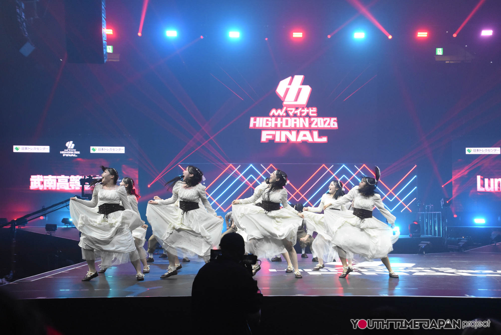 武南高等学校「Lunaris Lea」のハイダンファイナル2026でのパフォーマンス中の写真