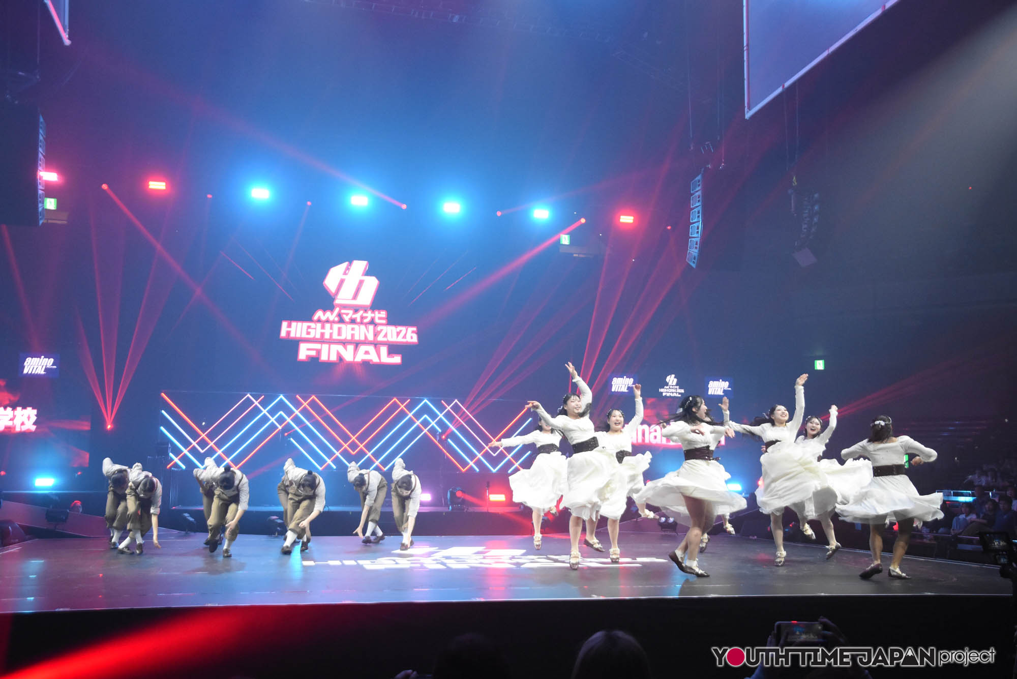 武南高等学校「Lunaris Lea」のハイダンファイナル2026でのパフォーマンス中の写真