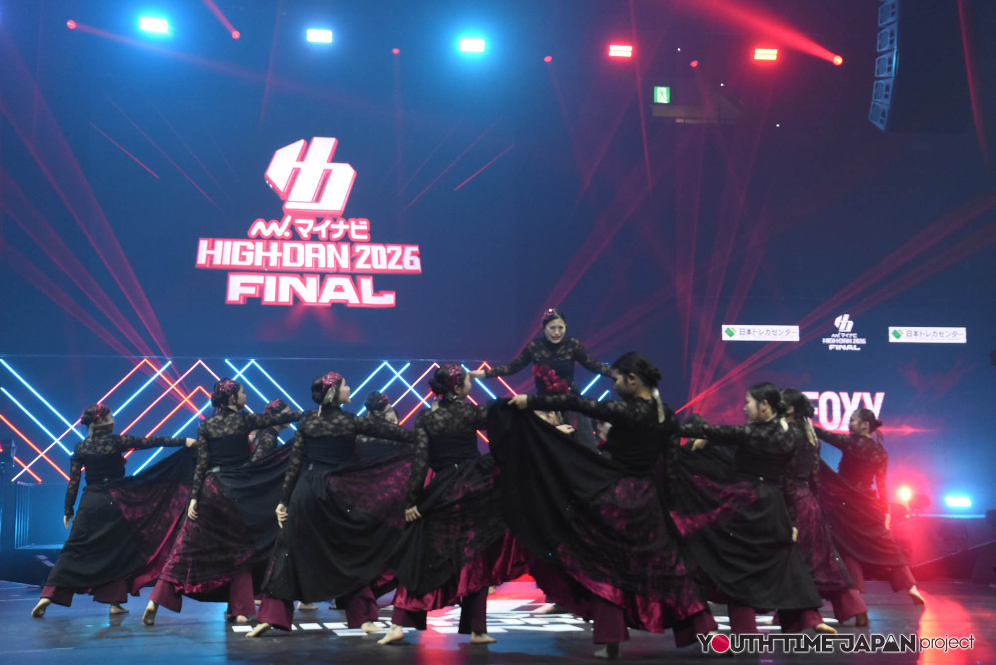 大阪府立泉北高等学校「FOXY」のハイダンファイナル2026でのパフォーマンス中の写真