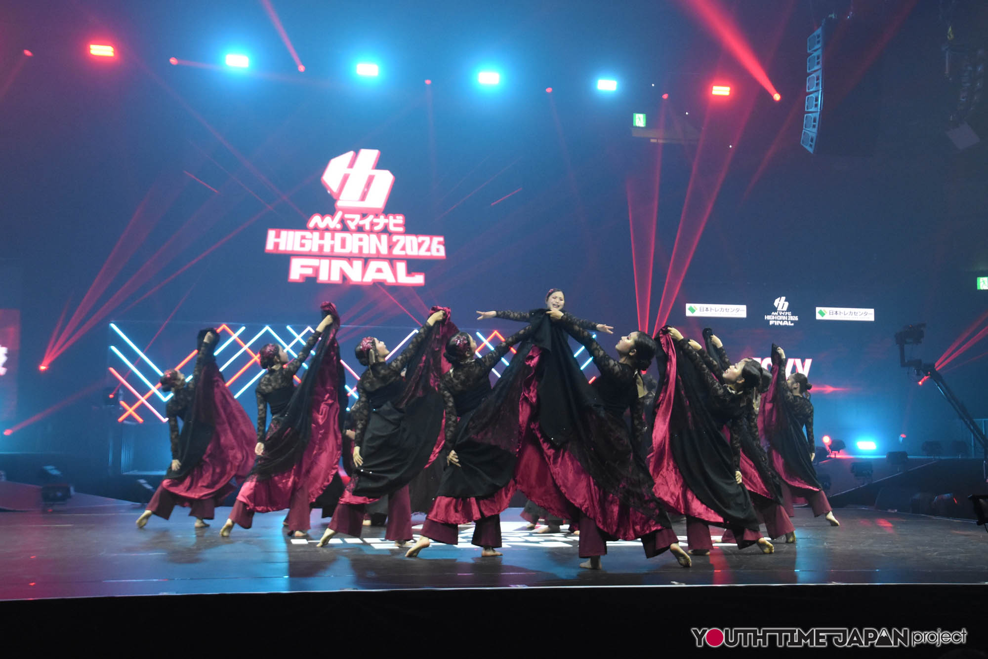 大阪府立泉北高等学校「FOXY」のハイダンファイナル2026でのパフォーマンス中の写真