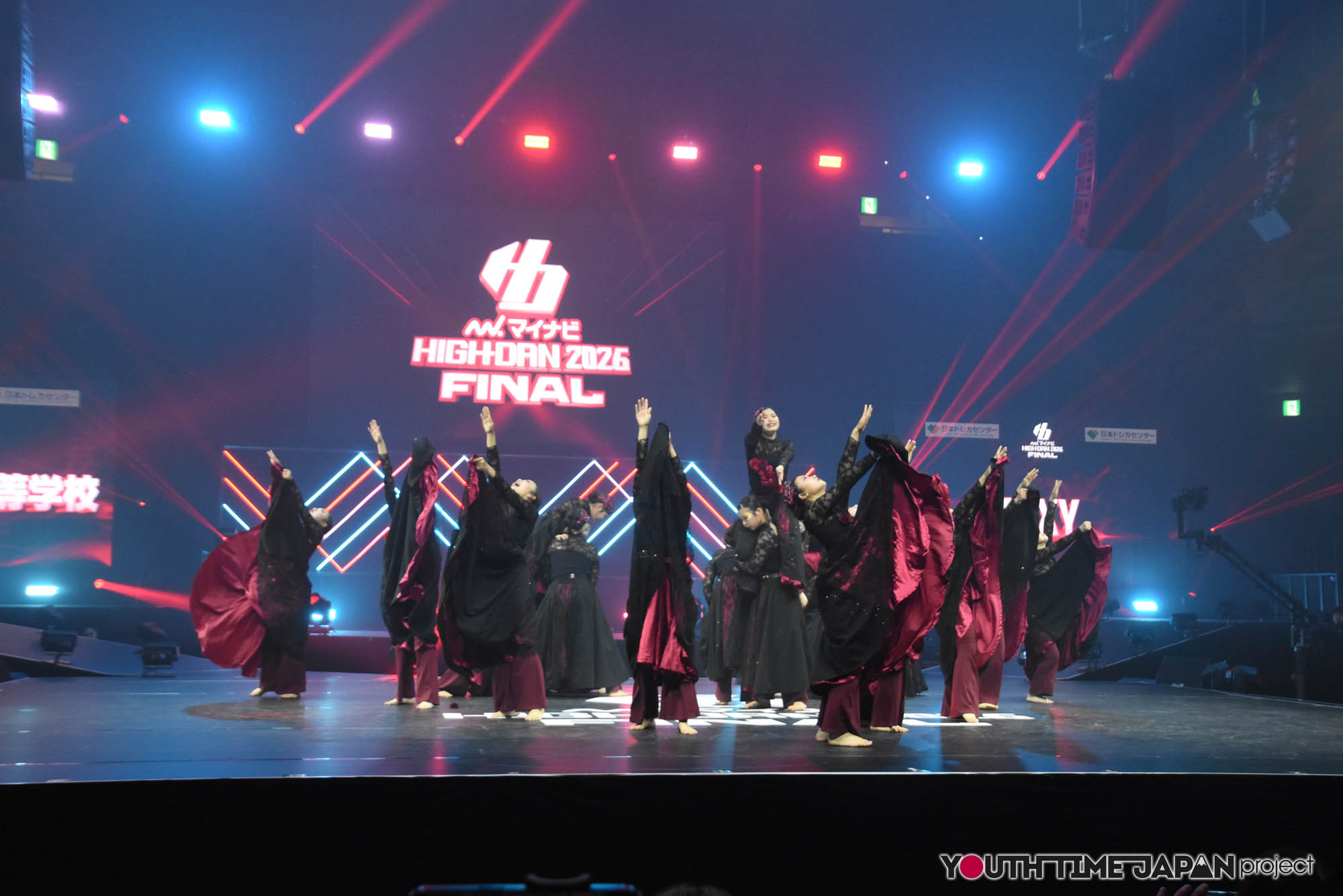 大阪府立泉北高等学校「FOXY」のハイダンファイナル2026でのパフォーマンス中の写真