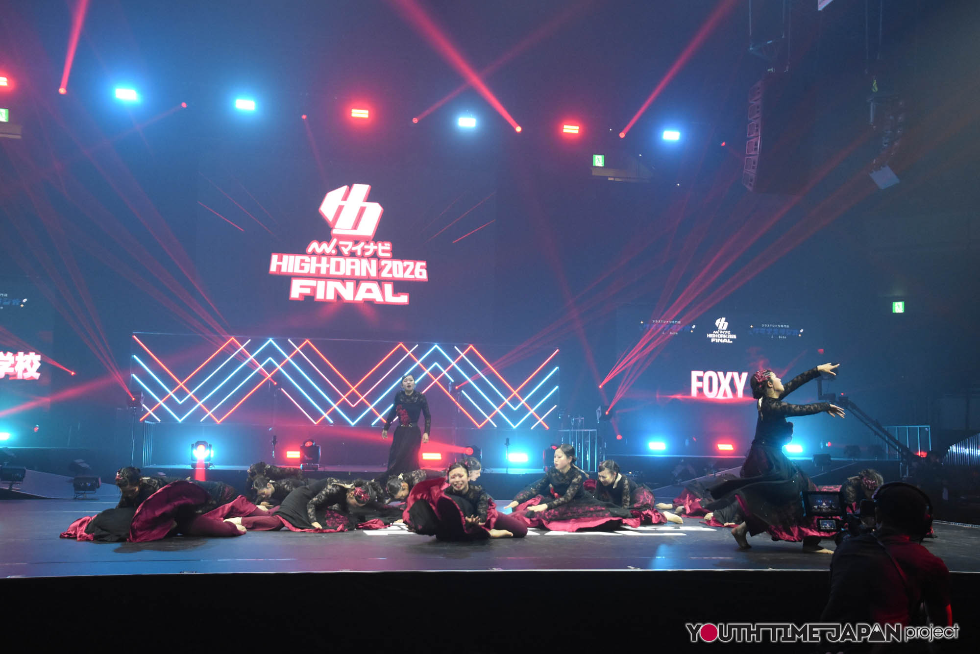 大阪府立泉北高等学校「FOXY」のハイダンファイナル2026でのパフォーマンス中の写真