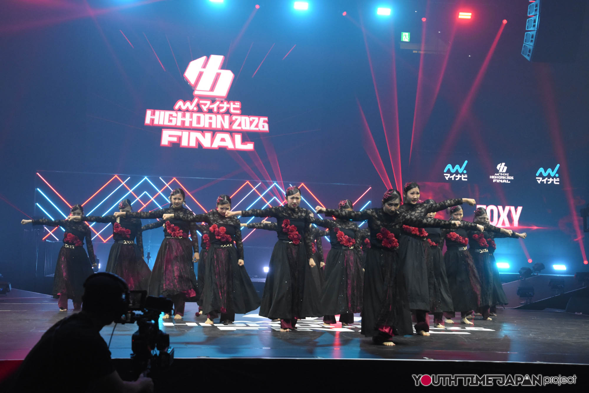 大阪府立泉北高等学校「FOXY」のハイダンファイナル2026でのパフォーマンス中の写真