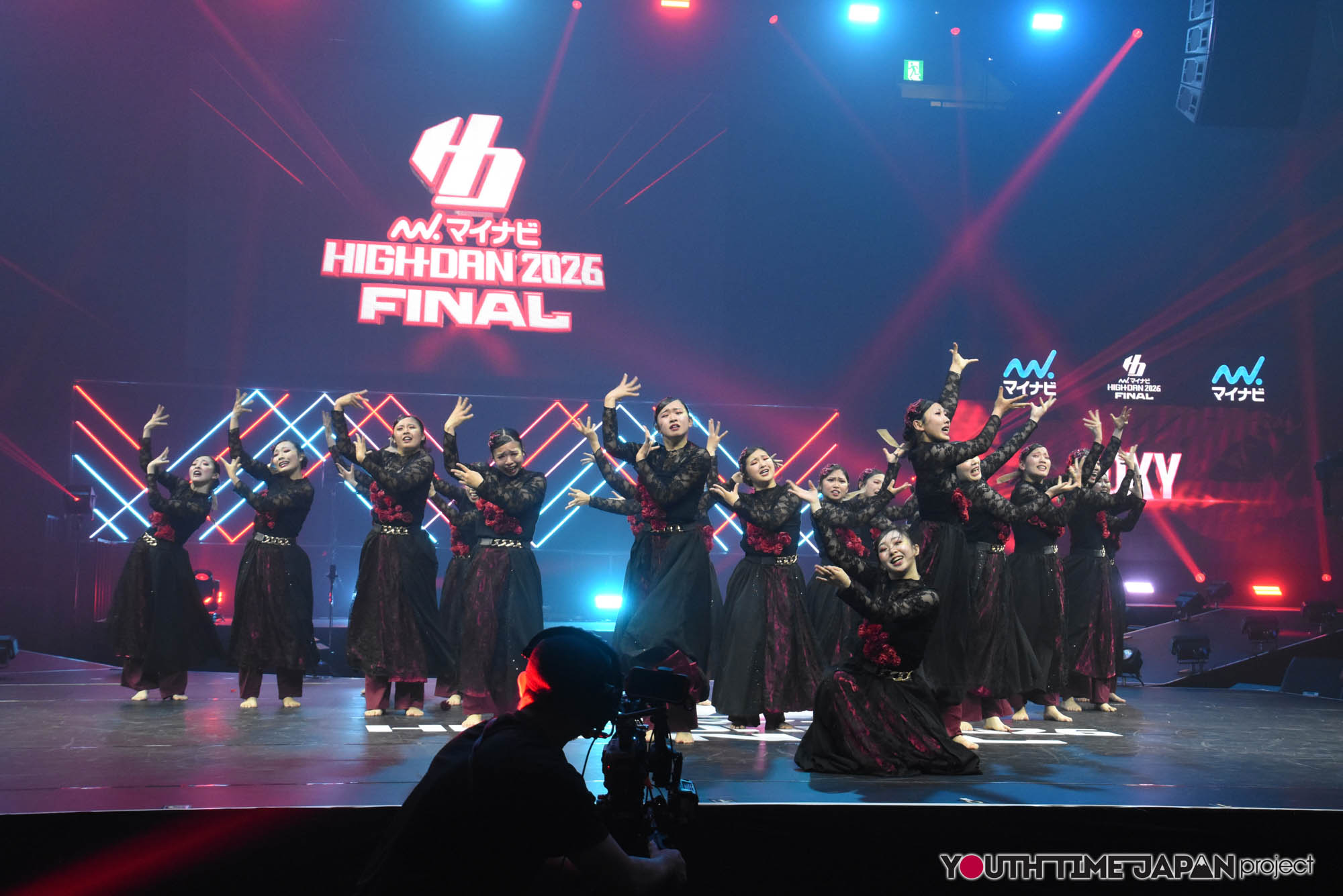 大阪府立泉北高等学校「FOXY」のハイダンファイナル2026でのパフォーマンス中の写真