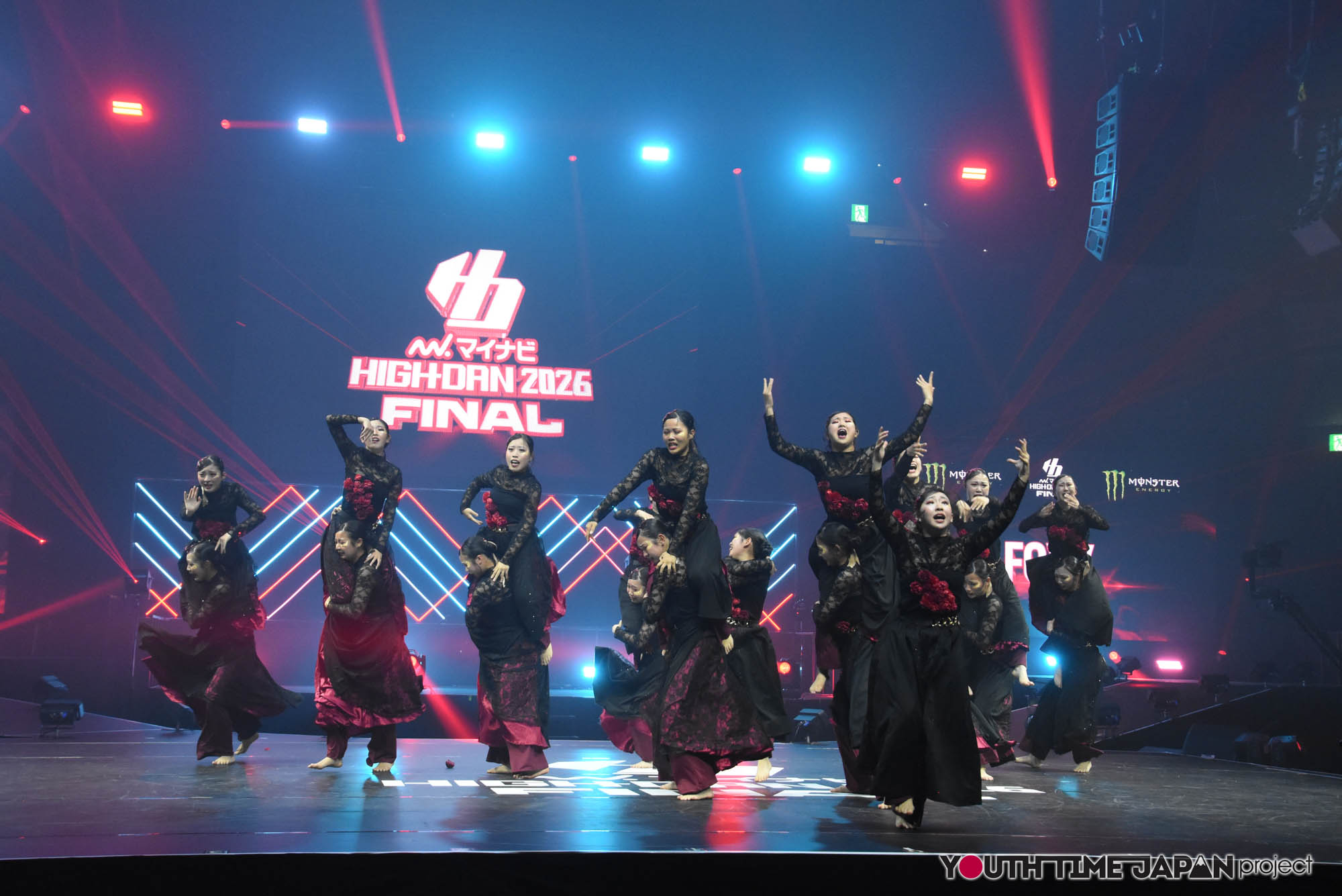 大阪府立泉北高等学校「FOXY」のハイダンファイナル2026でのパフォーマンス中の写真