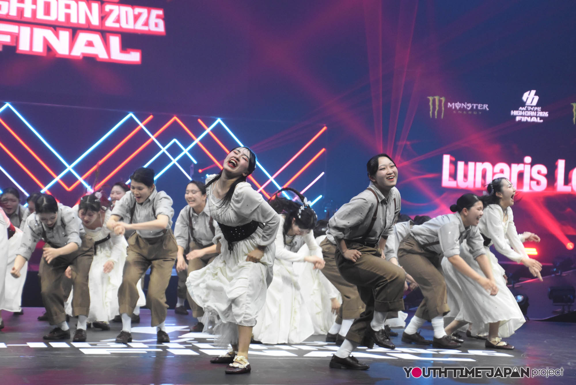 武南高等学校「Lunaris Lea」のハイダンファイナル2026でのパフォーマンス中の写真