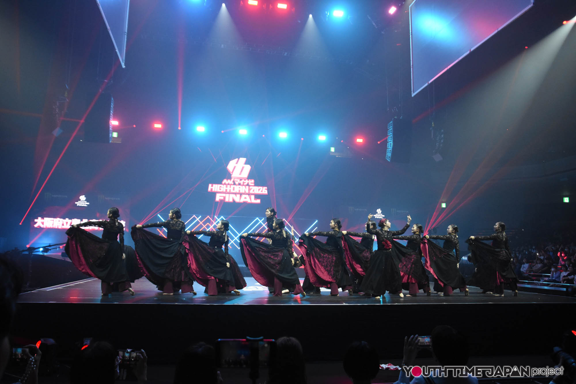 大阪府立泉北高等学校「FOXY」のハイダンファイナル2026でのパフォーマンス中の写真