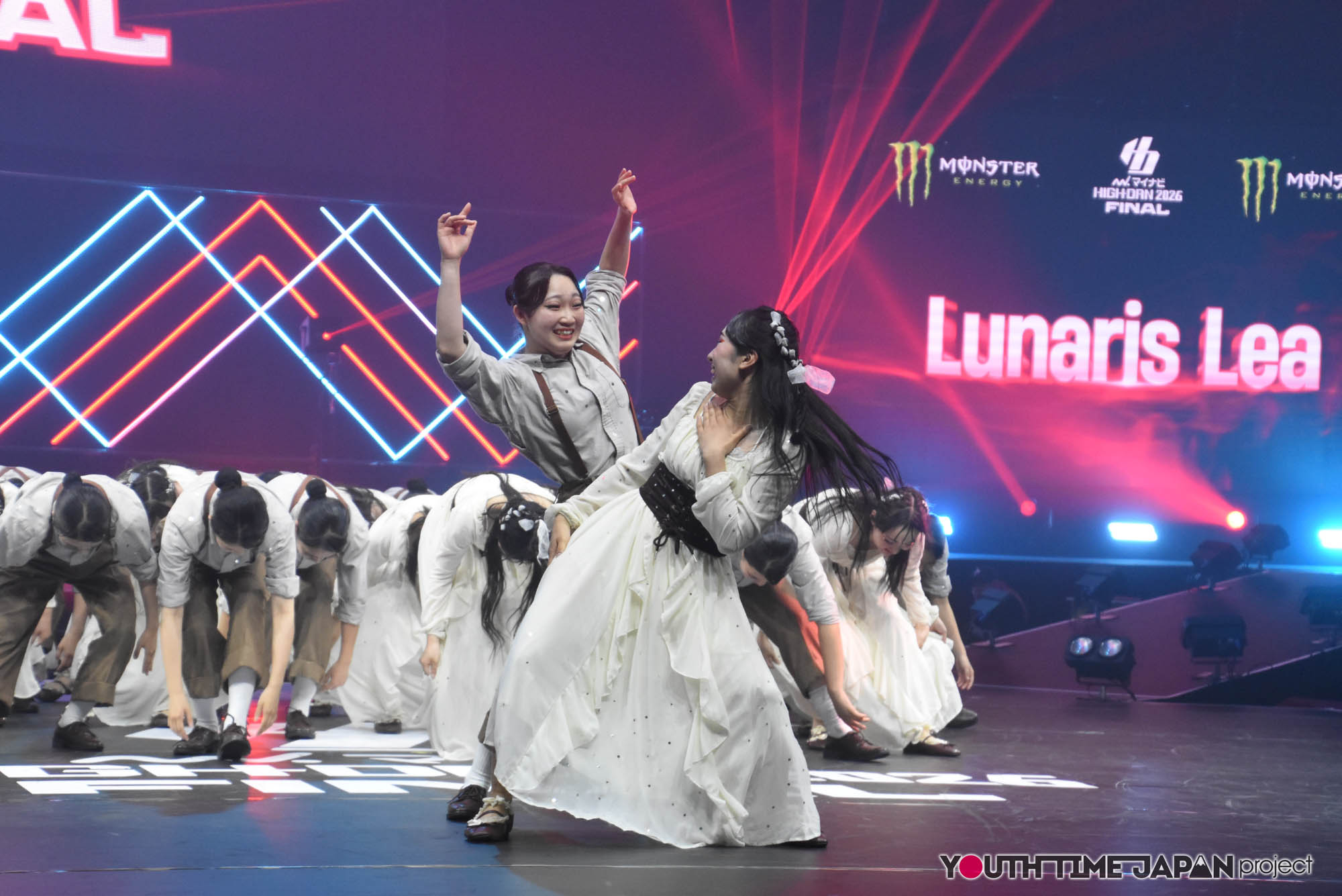 武南高等学校「Lunaris Lea」のハイダンファイナル2026でのパフォーマンス中の写真