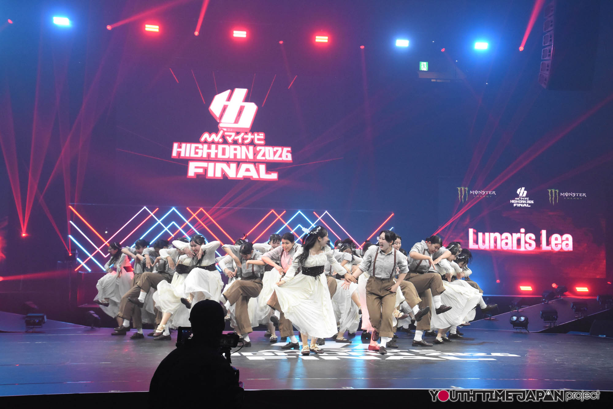 武南高等学校「Lunaris Lea」のハイダンファイナル2026でのパフォーマンス中の写真