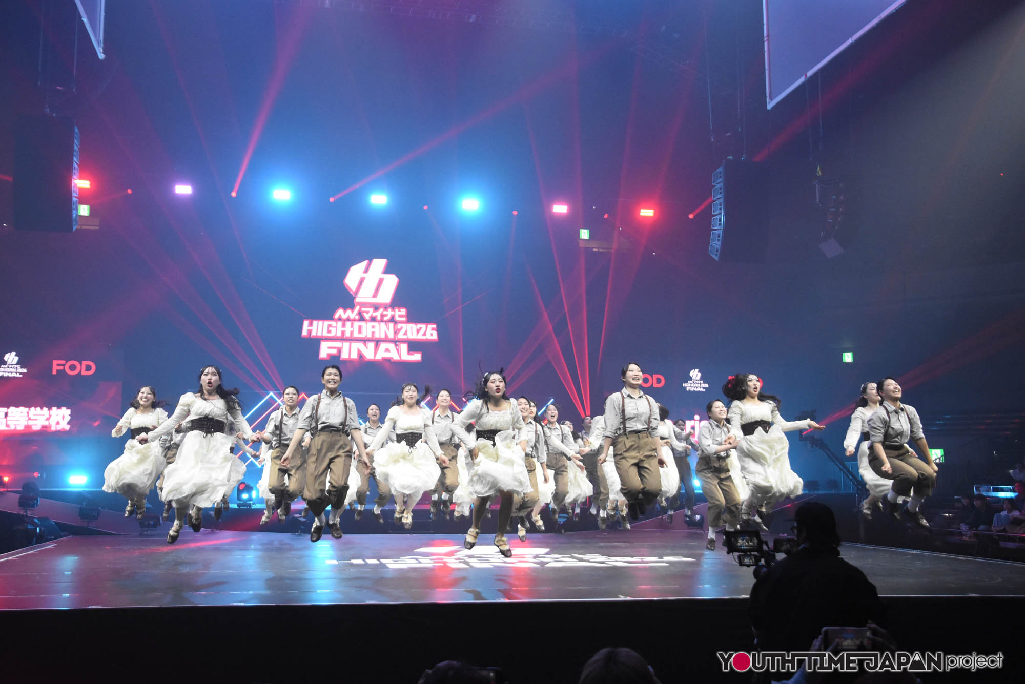 武南高等学校「Lunaris Lea」のハイダンファイナル2026でのパフォーマンス中の写真
