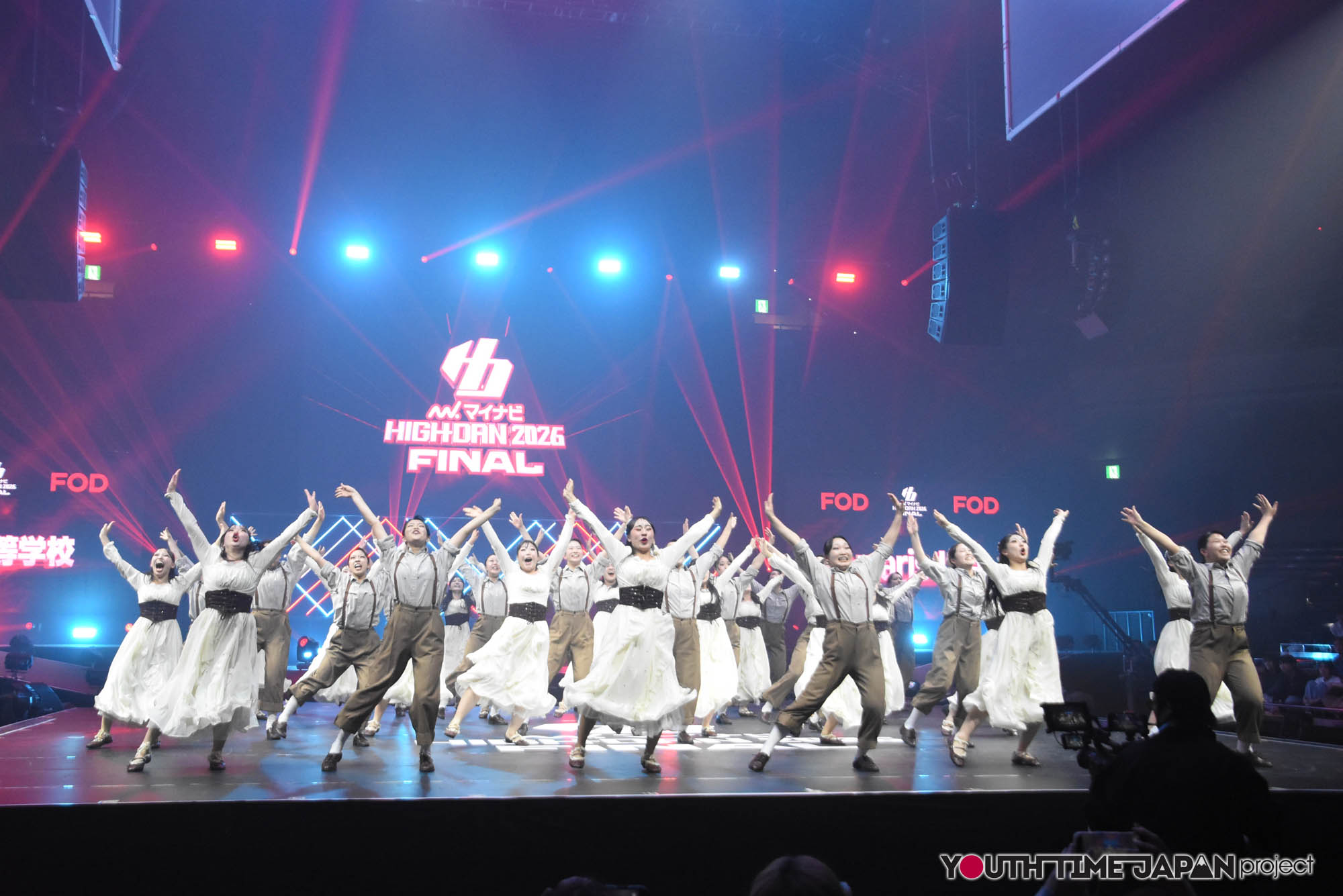 武南高等学校「Lunaris Lea」のハイダンファイナル2026でのパフォーマンス中の写真