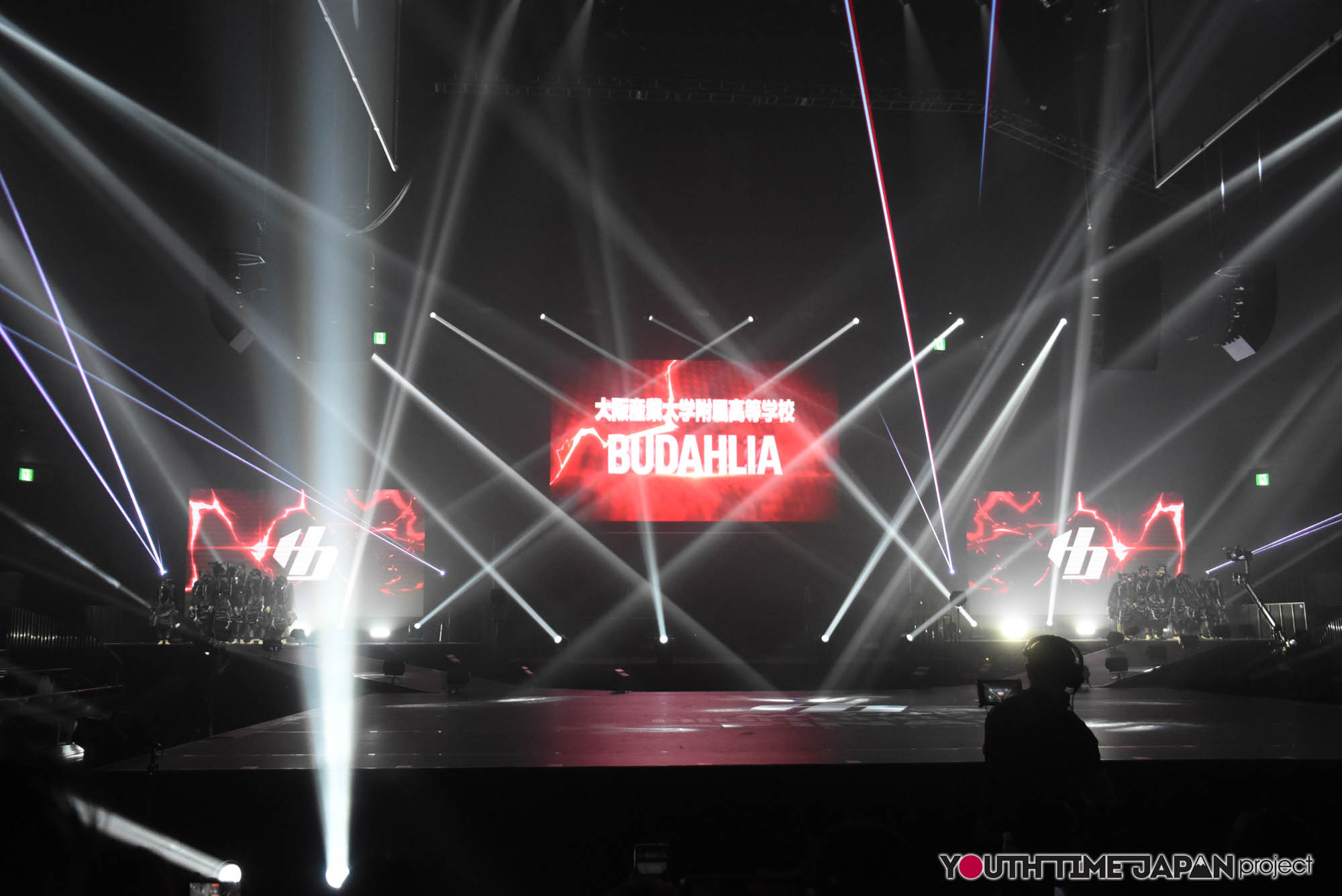 大阪産業大学附属高等学校「BUDAHLIA」のハイダンファイナル2026でのパフォーマンス中の写真
