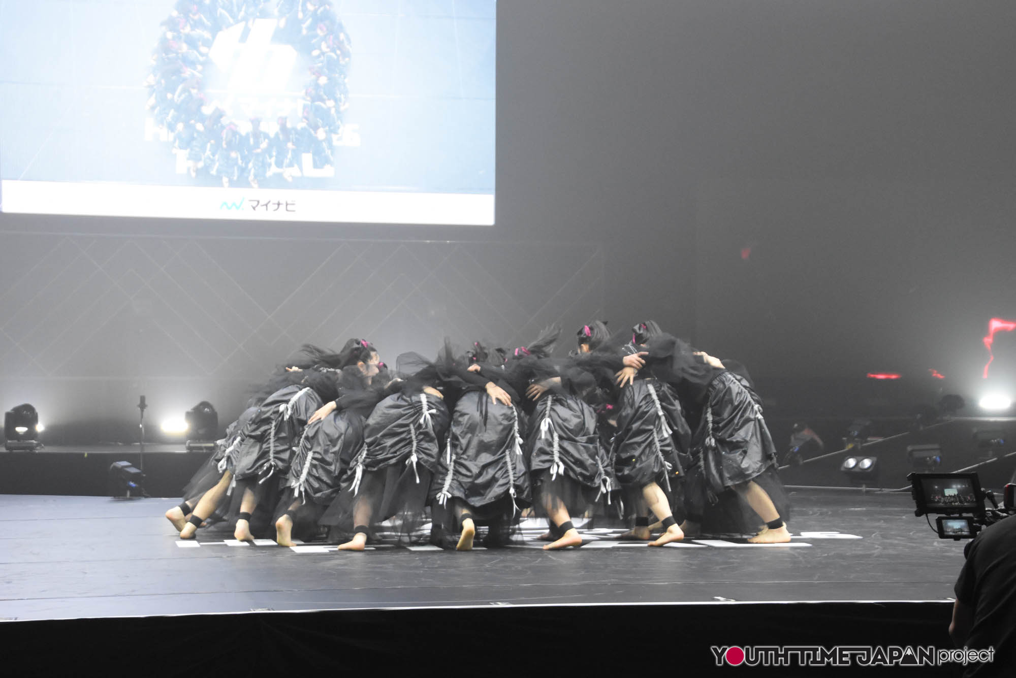 大阪産業大学附属高等学校「BUDAHLIA」のハイダンファイナル2026でのパフォーマンス中の写真